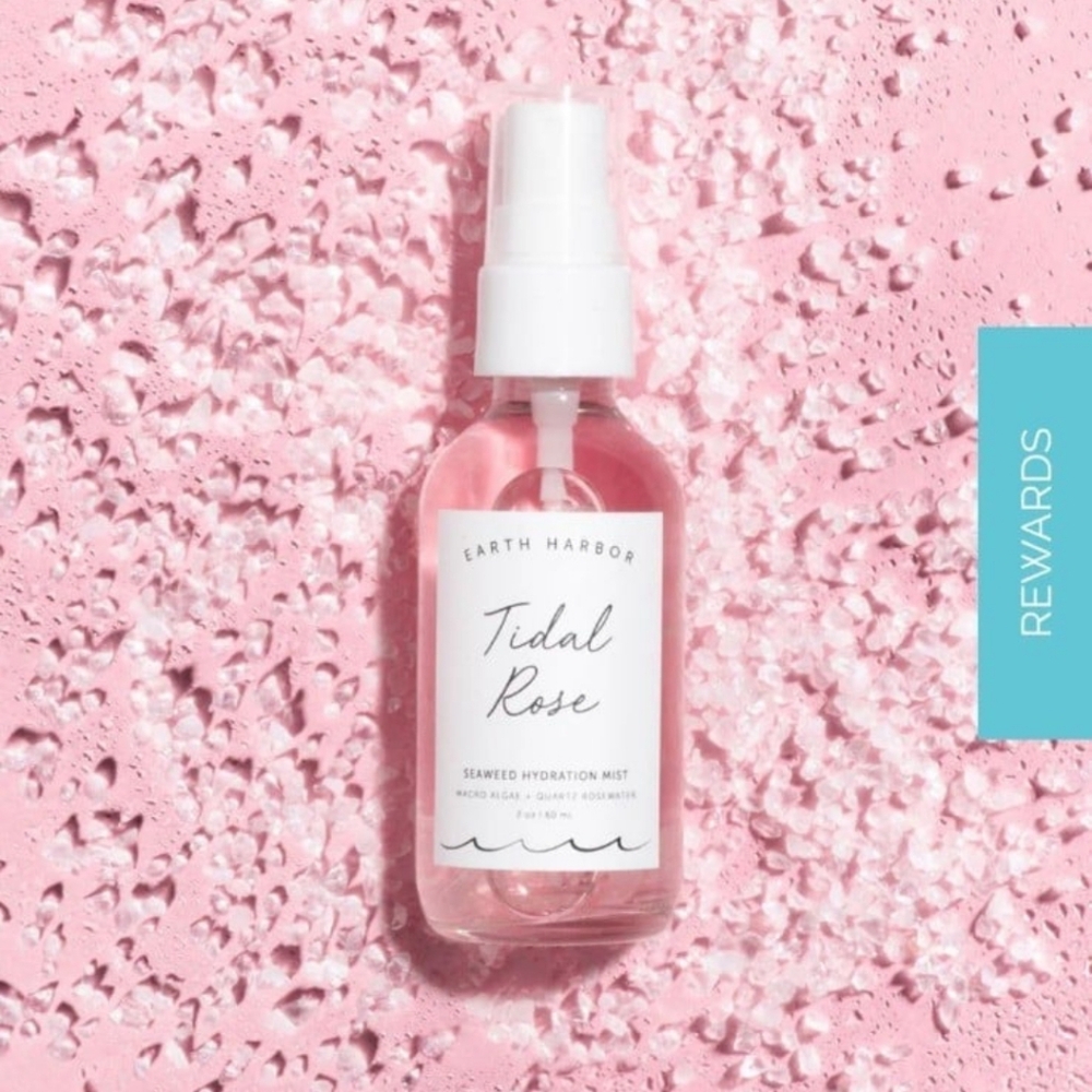 BNIB EARTH HARBOR TIDAL ROSE SEAWEED HYDRATION MIST